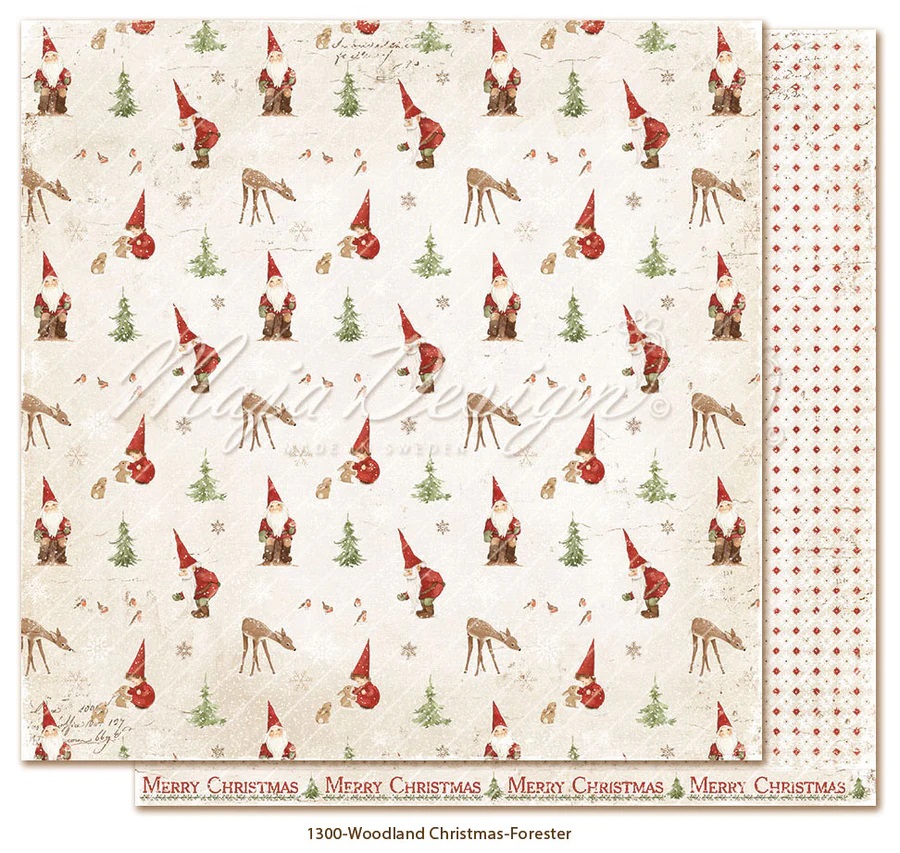 Maja Design - Woodland Christmas - Forester- 12 x 12"