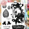 Aall&Create - #1060 - A5 STAMP SET - Hosta