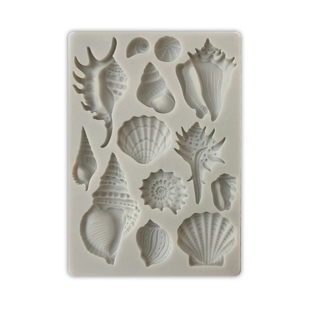 Stamperia - Songs of the Sea Silicon Mould A6 Shells