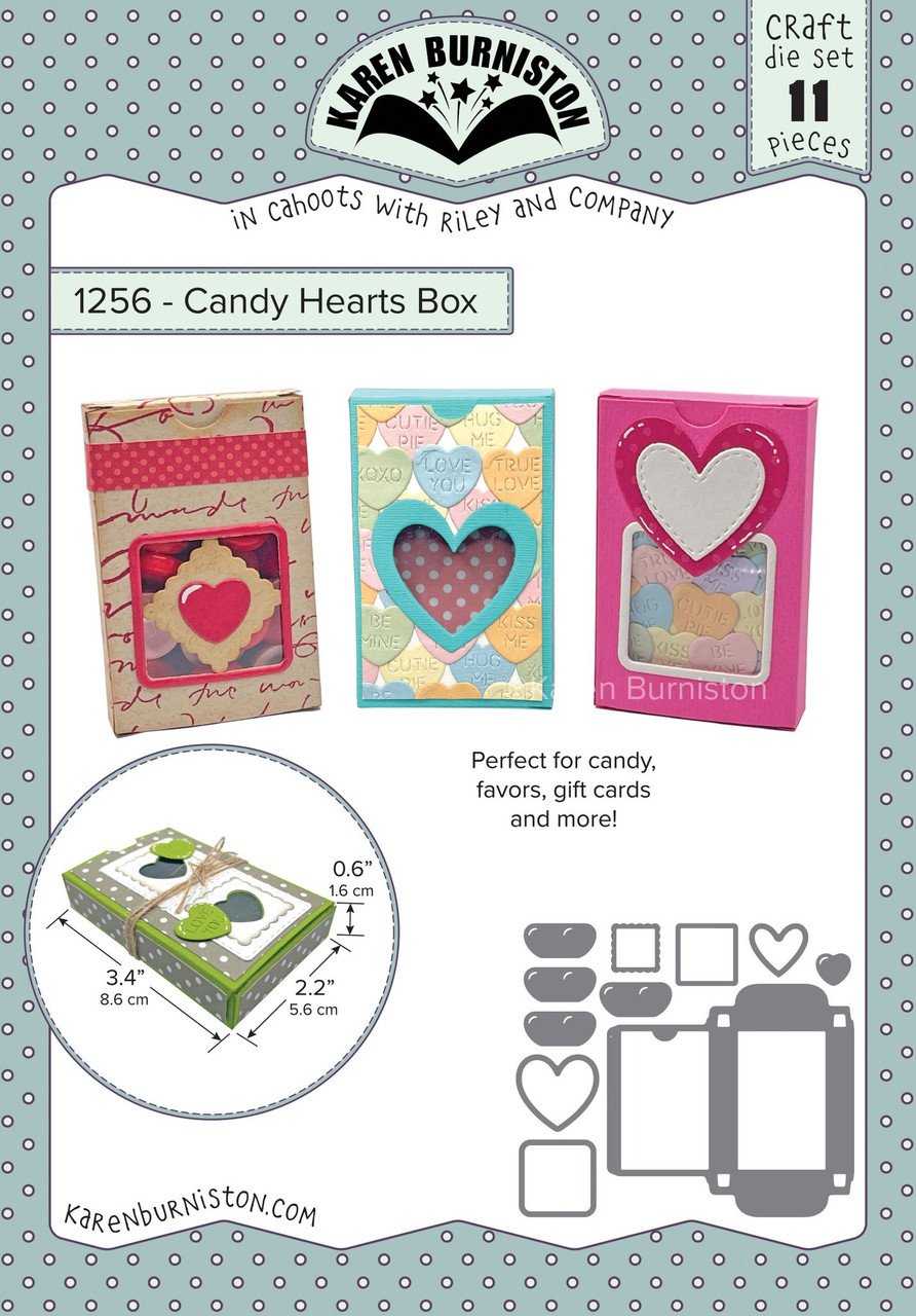 Karen Burniston Dies - Candy Hearts Box - 1256