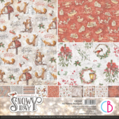 Ciao Bella - MEMORIES OF A SNOWY DAY- Paper Pack (8 ark) 12 x 12