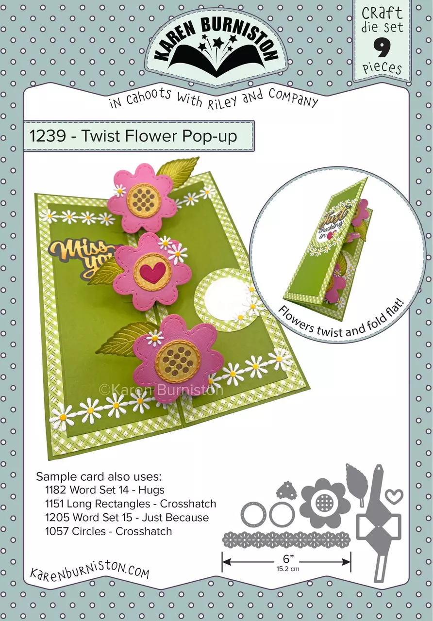 Karen Burniston Dies - Twist Flower Pop-up