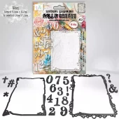 AALL& Create - #32 - DIE-CUTTING DIE SET - NUMBERAMA