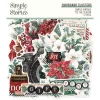 Simple Stories - Simple Vintage 'Tis The Season Chipboard Clusters