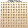 Studiolight -Pearls Self-adhesive Gold