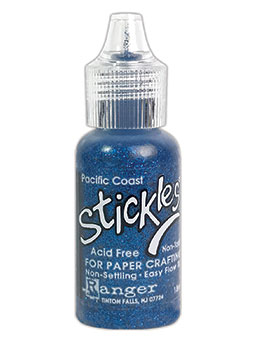 Stickles Glitter Glue .5oz - Pacific coast