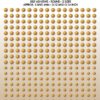 Studiolight -Pearls Self-adhesive Gold