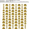 Simple and Basic - Adhesive Enamel Dots Metallic Gold Matte (96pcs