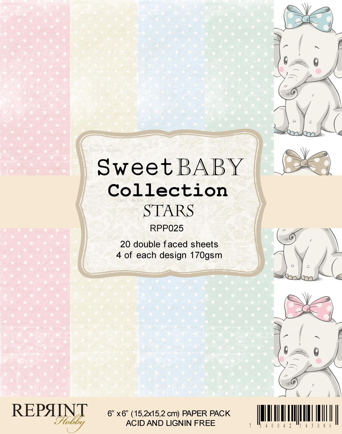 Reprint - Sweet Baby Stars - 6x6