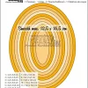 Crealies- Crea-Nest-Lies XXL Dies No. 86 Smooth Ovals, Half cm