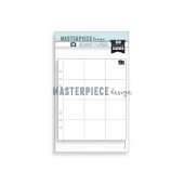 Masterpiece Design- Memory Planner Pocket Page Sleeves 6x8 Inch Design D
