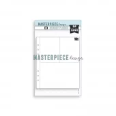 Masterpiece Design- Memory Planner Pocket Page Sleeves 6x8 Inch Design C