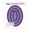 Crealies - Crea-Nest-Lies XXL cutting die no.35 Oval double stitch line