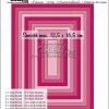 Crealies- Crea-Nest-Lies XXL Dies No. 87 Smooth Rectangles, Half cm