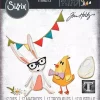 Sizzix - Tim Holtz - Thinlits Dies - Vault 2024 - Bunny + Chick
