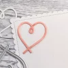 Gummiapan - One-line hjerte- Dies