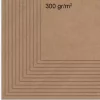 KORA - PACK OF 12 KRAFT LINER CARDS OF 300 GR