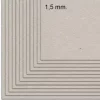 KORA -  PACK OF 12 GRAY LAMINATED CARDBOARD OF 1,5 MM.