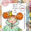 Aall& Create - # 1135 - Princess& froggy- A7 STAMP -