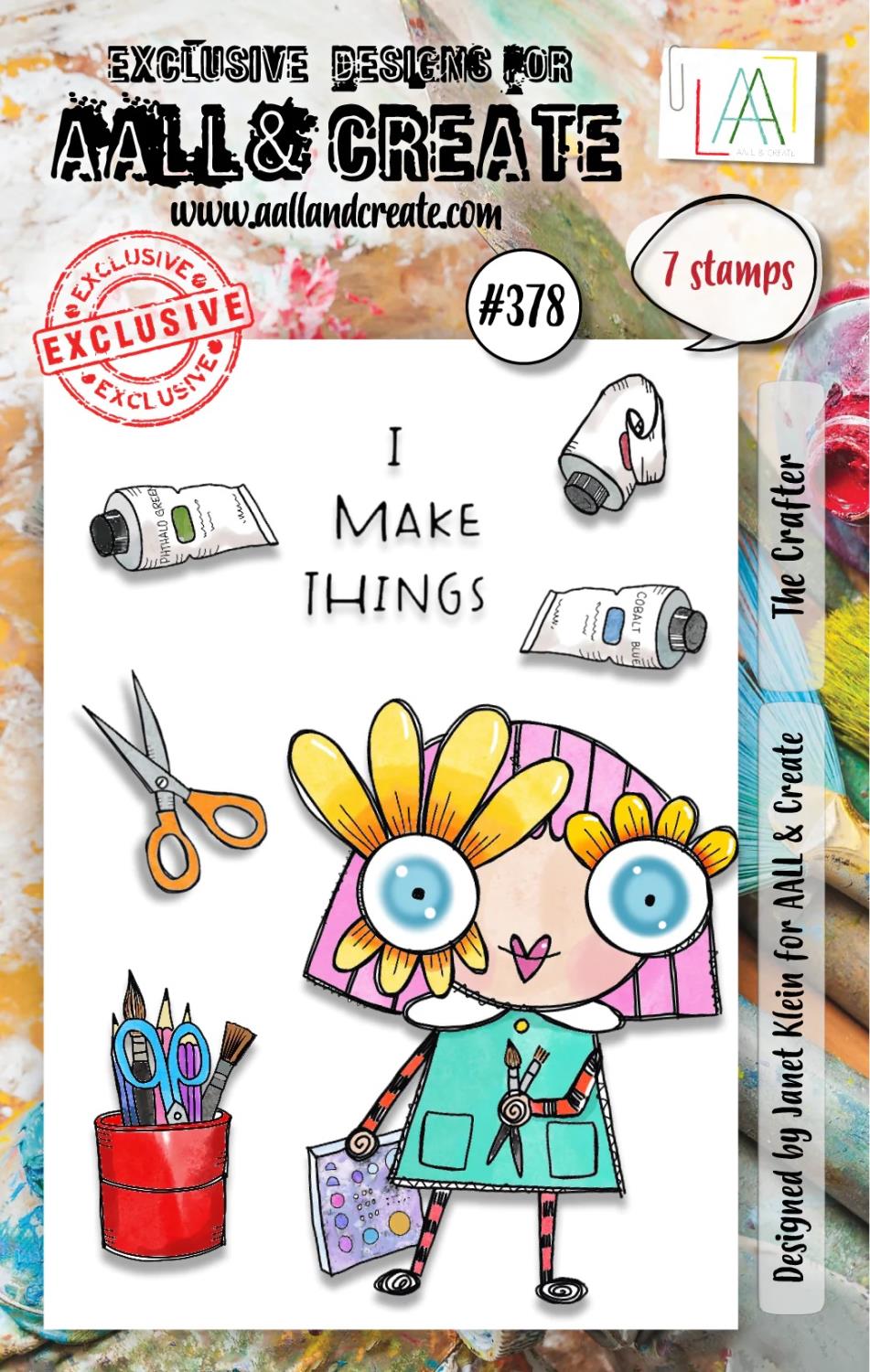 Aall& Create - # 378 - The Crafter- A7 STAMP -