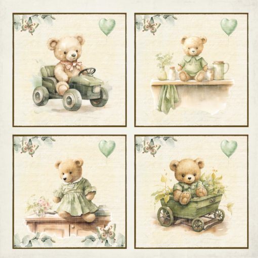 Reprint - Bear - Bear Cards - 12 x 12