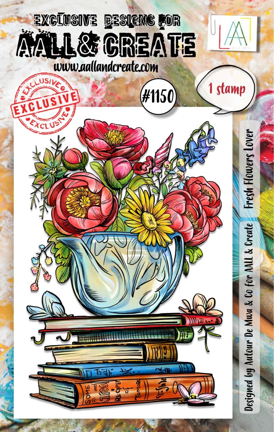 Aall& Create - # 1150 - Fresh flowers lover- A7 STAMP -