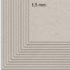 KORA -  PACK OF 12 GRAY LAMINATED CARDBOARD OF 1,5 MM.