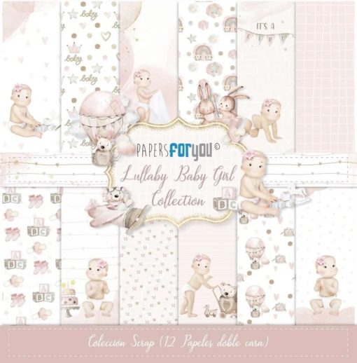 Papers for you - Lullaby Baby girl Paper Pack (12pcs