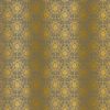 Kora - GOLD FOIL DAMASK FATIMA - GRAY