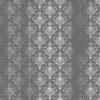 Kora - GRAY CARDSTOCK WITH SILVER FOIL - DAMASK ZAIRA