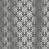 Kora - GRAY CARDSTOCK WITH SILVER FOIL - DAMASK HANA