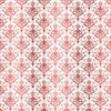 Kora - WHITE CARDSTOCK WITH RED FOIL - DAMASK ZAIRA