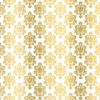 Kora - WHITE CARDSTOCK WITH GOLDEN FOIL - DAMASK HANA