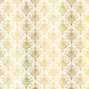 Kora - WHITE CARDSTOCK WITH GOLDEN FOIL - DAMASK ZAIRA