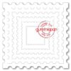 Gummiapan - Postage stamp Square dies