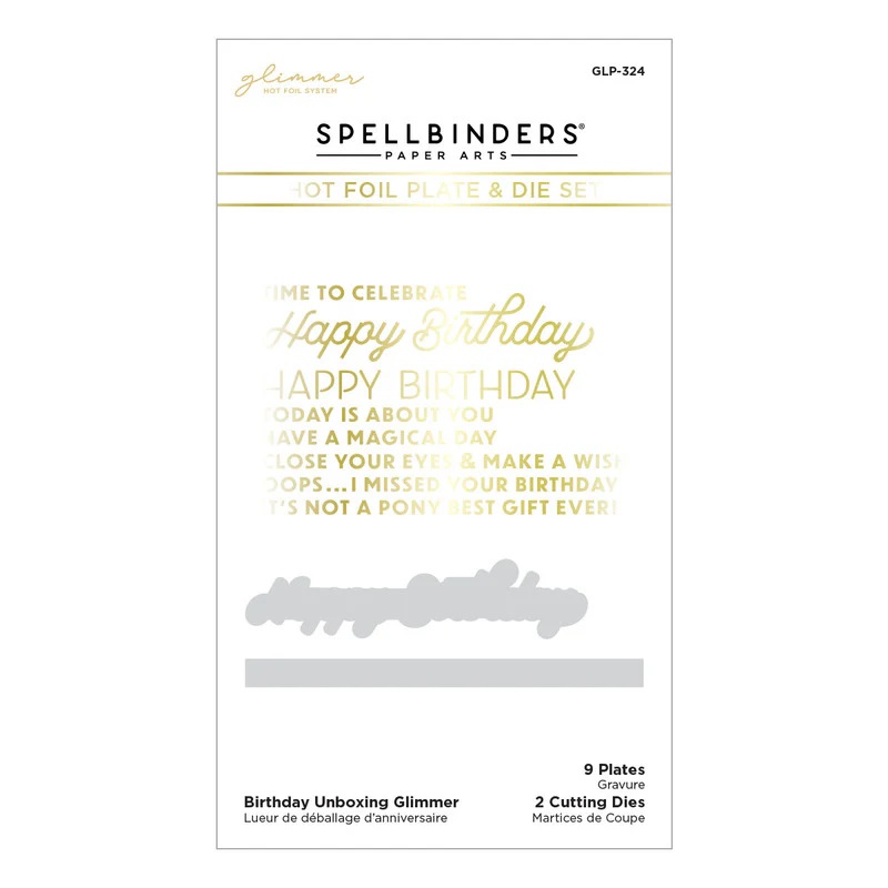 Spellbinders - Birthday Unboxing Glimmer