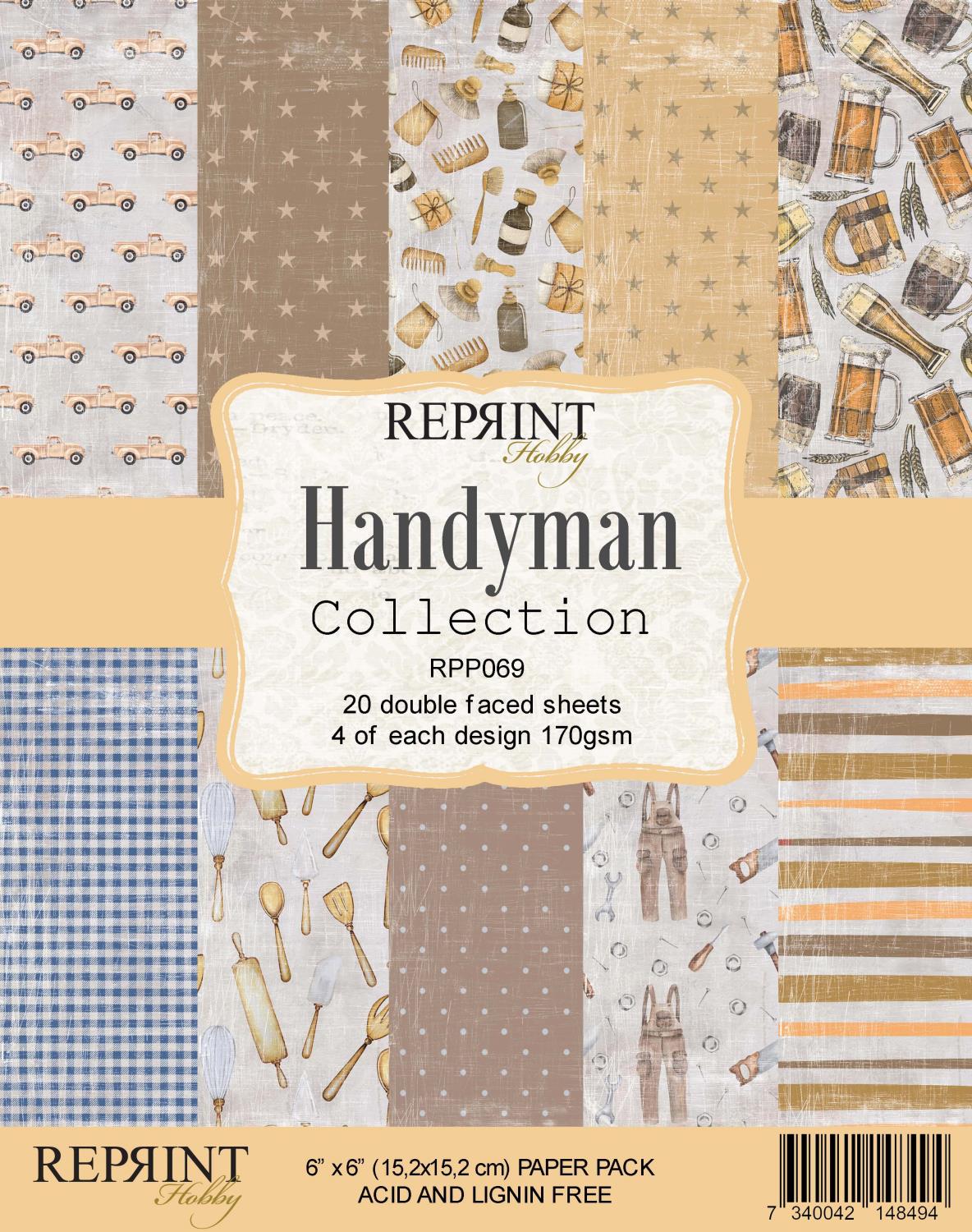 Reprint - Handyman Collection Pack - 6 x 6"