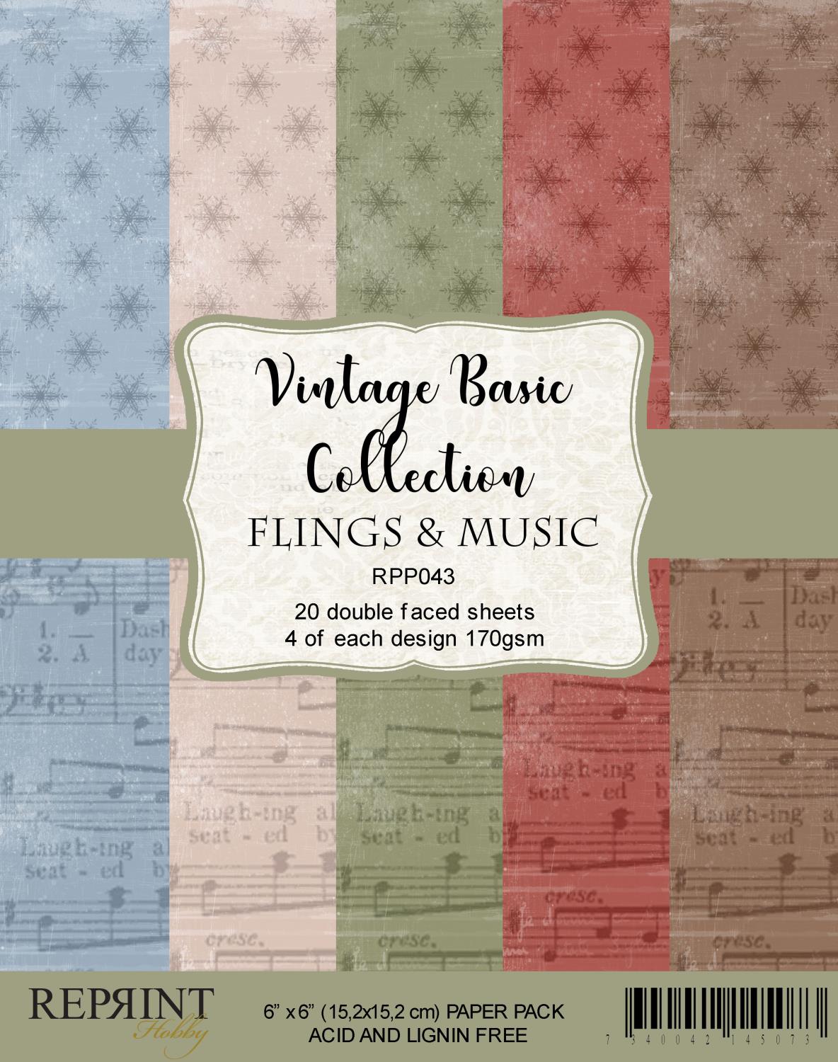 Reprint - Vintage Basic Collection Fling & Music