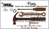 Crealies - Partzz dies no. 12, Tools