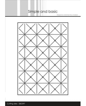 Simple and Basic - A6 Quilted Background Cutting Dies