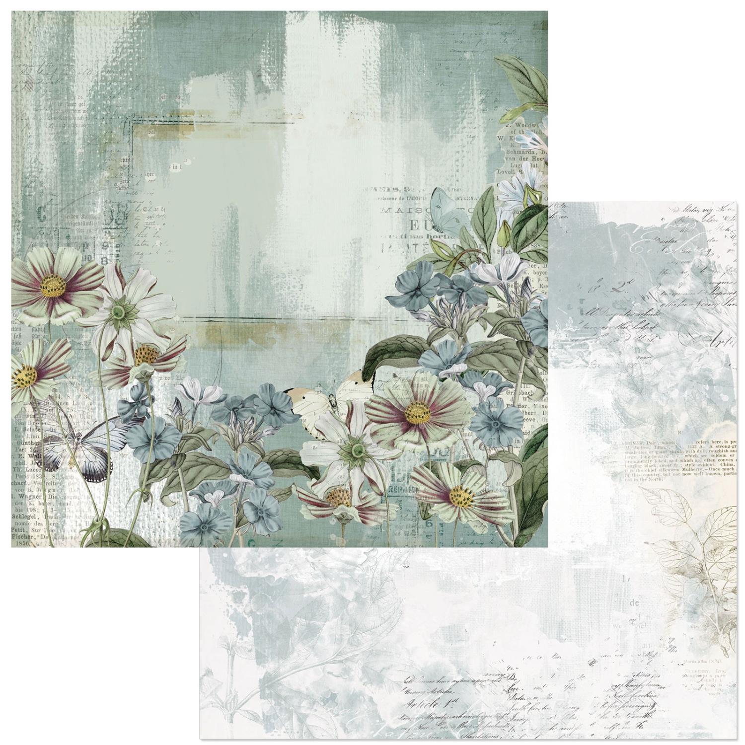 49 And Market - Vintage Artistry Moonlit Garden Double-Sided Cardstock - Dreamy