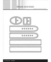 Simple and Basic - Belt and Bucklet Dies