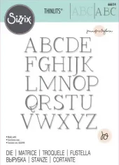 Sizzix - Thinlits Die by Jennifer Ogborn Elegant Capitals