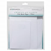 49 And Market Create-An-Album Tall Book Pages - White