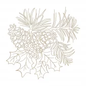 Spellbinders- Winter Bough Hot Foil Plate