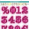 CarlijnDesign - Hot Foil Plate Alphabet Typewriter Numbers