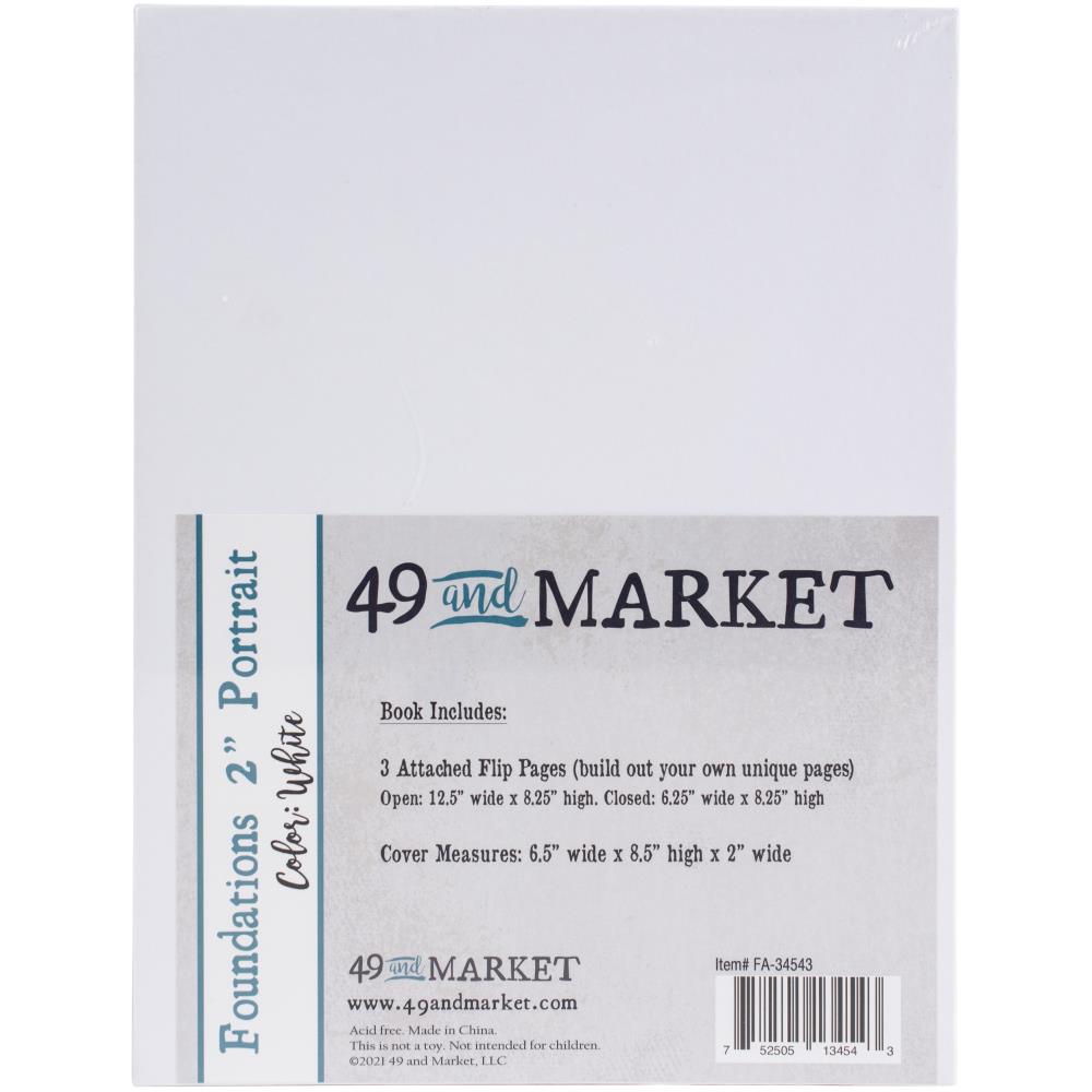 49 and Market - Foundation Album 2" - Landscape - White