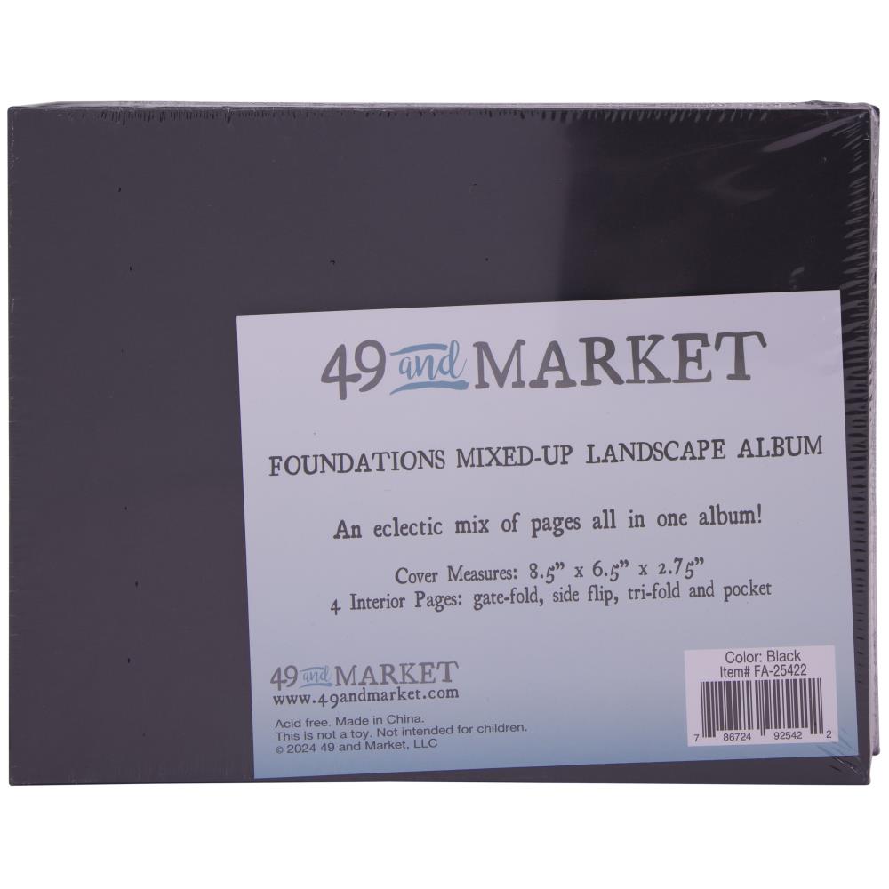 49 & Market Foundations Mixed Up Album - Landscape - Black