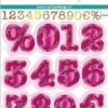 CarlijnDesign - Hot Foil Plate Alphabet Typewriter Numbers