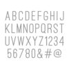 Spellbinders - Simply Perfect Alphabet Etched Dies